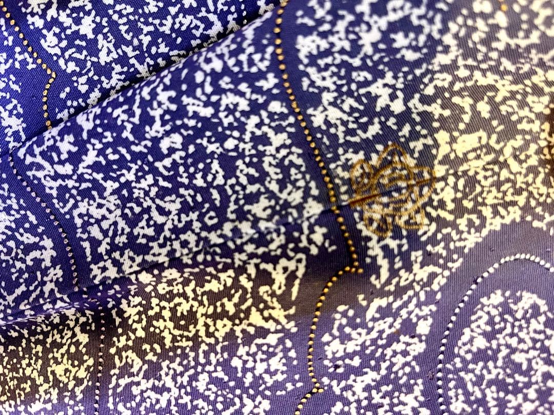 訪問着4点セット　正絹　たたき　相良刺繍　京友禅