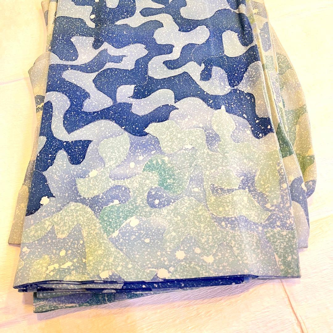 訪問着4点セット　正絹　たたき　相良刺繍　京友禅