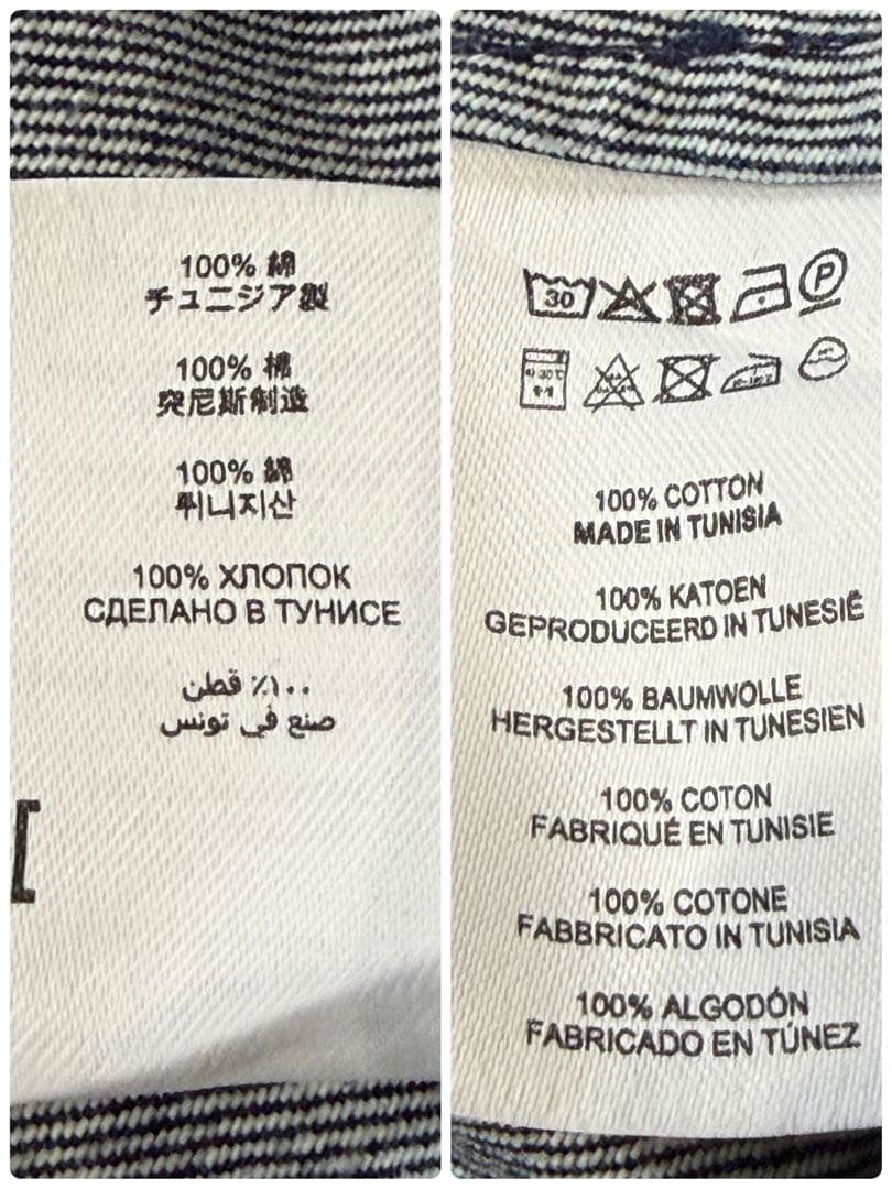 【新品同様】ドリスヴァンノッテン ギャザー オーバーサイズ デニムジャケット S