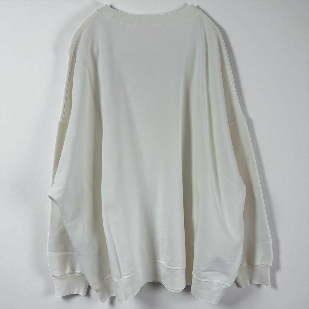 【美品】ドゥーズィエムクラス プルオーバー トレーナー スウェット 白 フリー