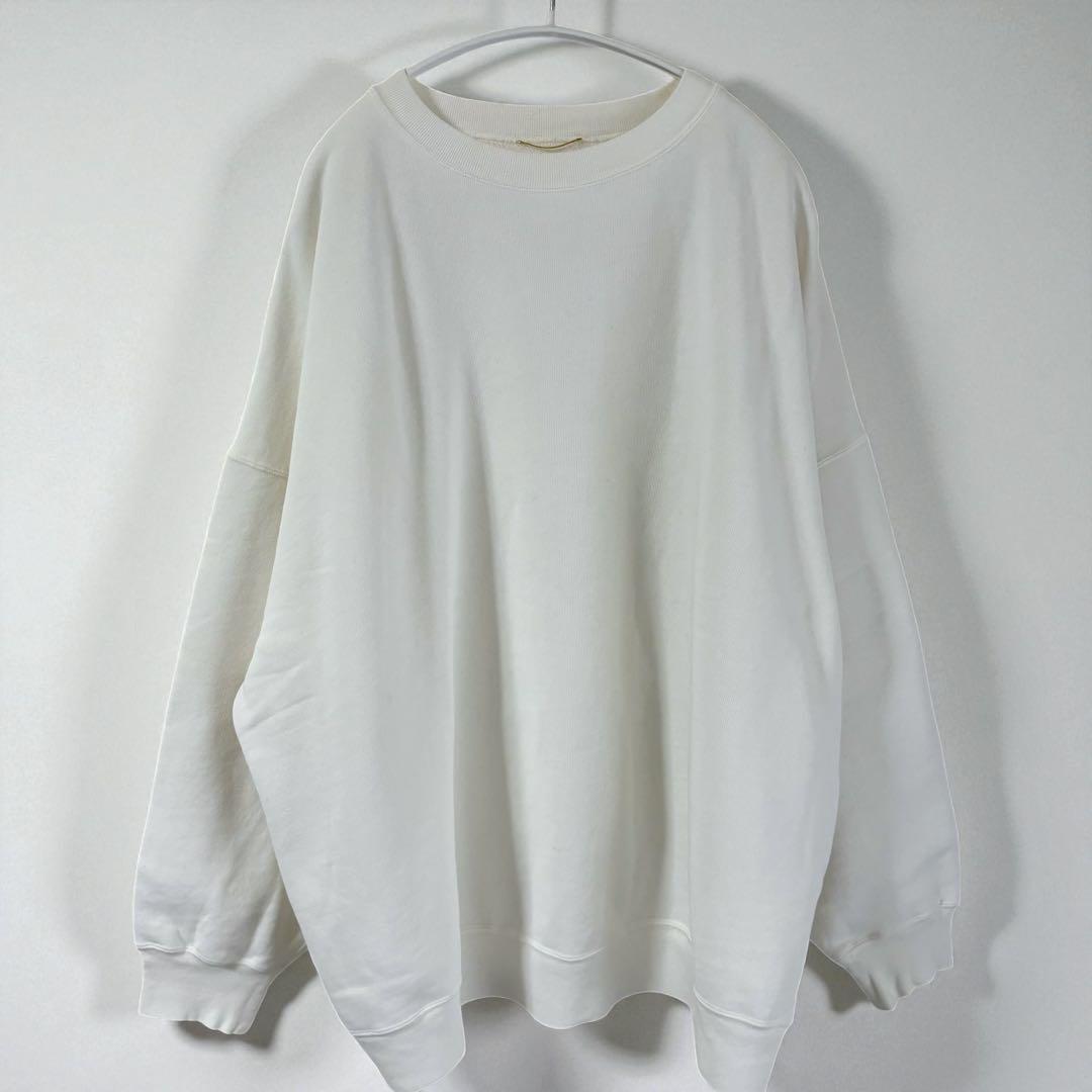 【美品】ドゥーズィエムクラス プルオーバー トレーナー スウェット 白 フリー