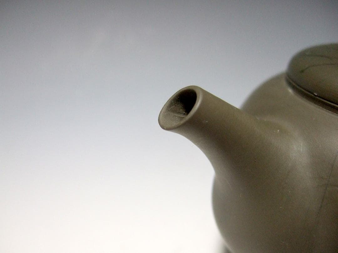 常滑焼 豊山 造 緑泥 藻掛 急須