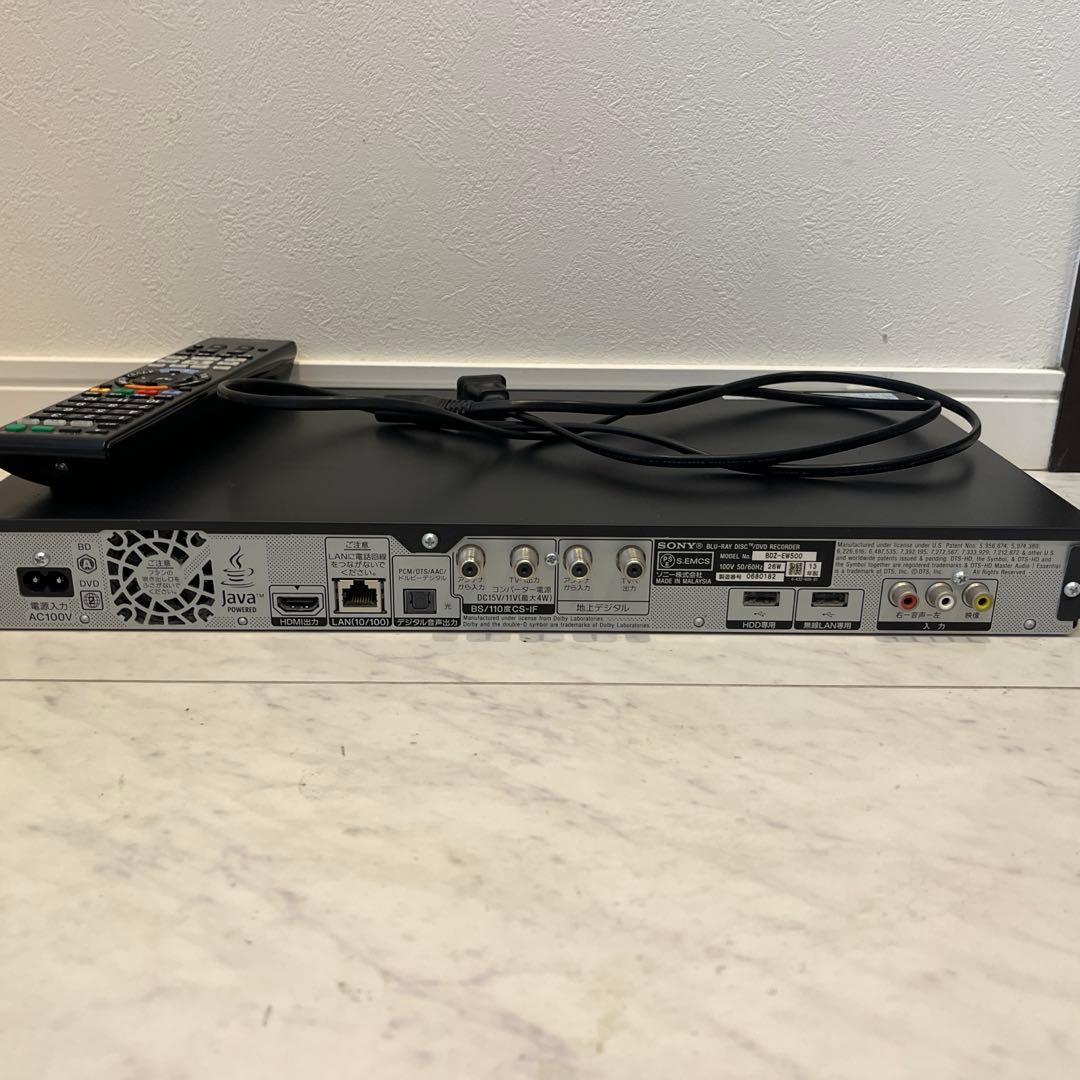 SONY ブルーレイレコーダー BDZ-EW500