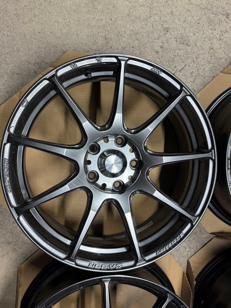 WedsSport SA-99R ホイール4本 18インチ 7.5J 114.3