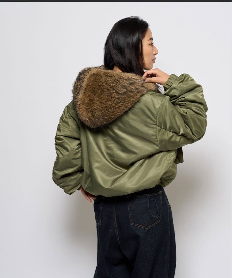 who's who gallery 2wayリバーシブルファーブルゾン N2B