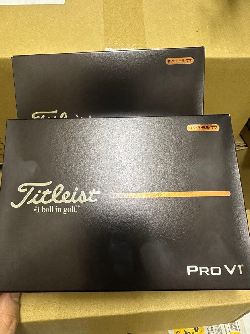 Titleist Pro V1 ゴルフボール 12個入り2箱