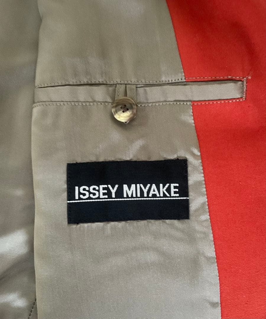 イッセイミヤケ メンズ ノーカラージャケット Mサイズ