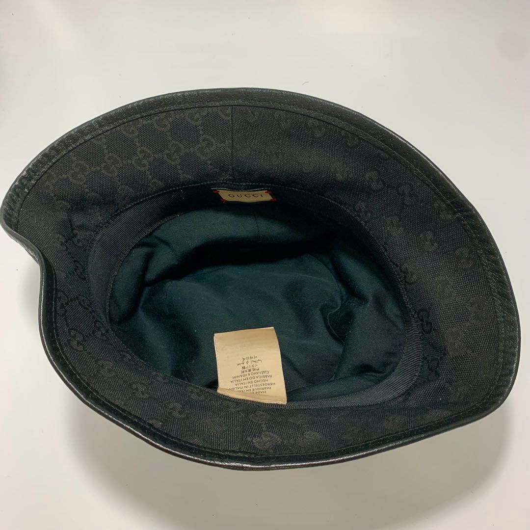 M*y様 GUCCI バケットハットブラック 正規品