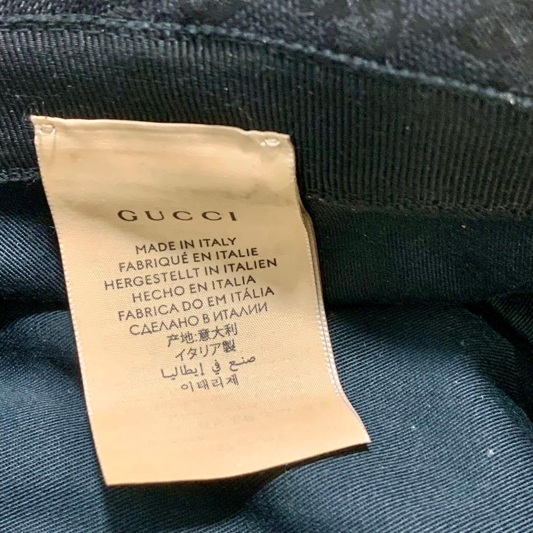 M*y様 GUCCI バケットハットブラック 正規品