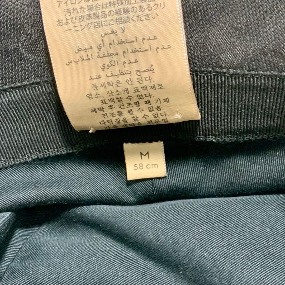 M*y様 GUCCI バケットハットブラック 正規品