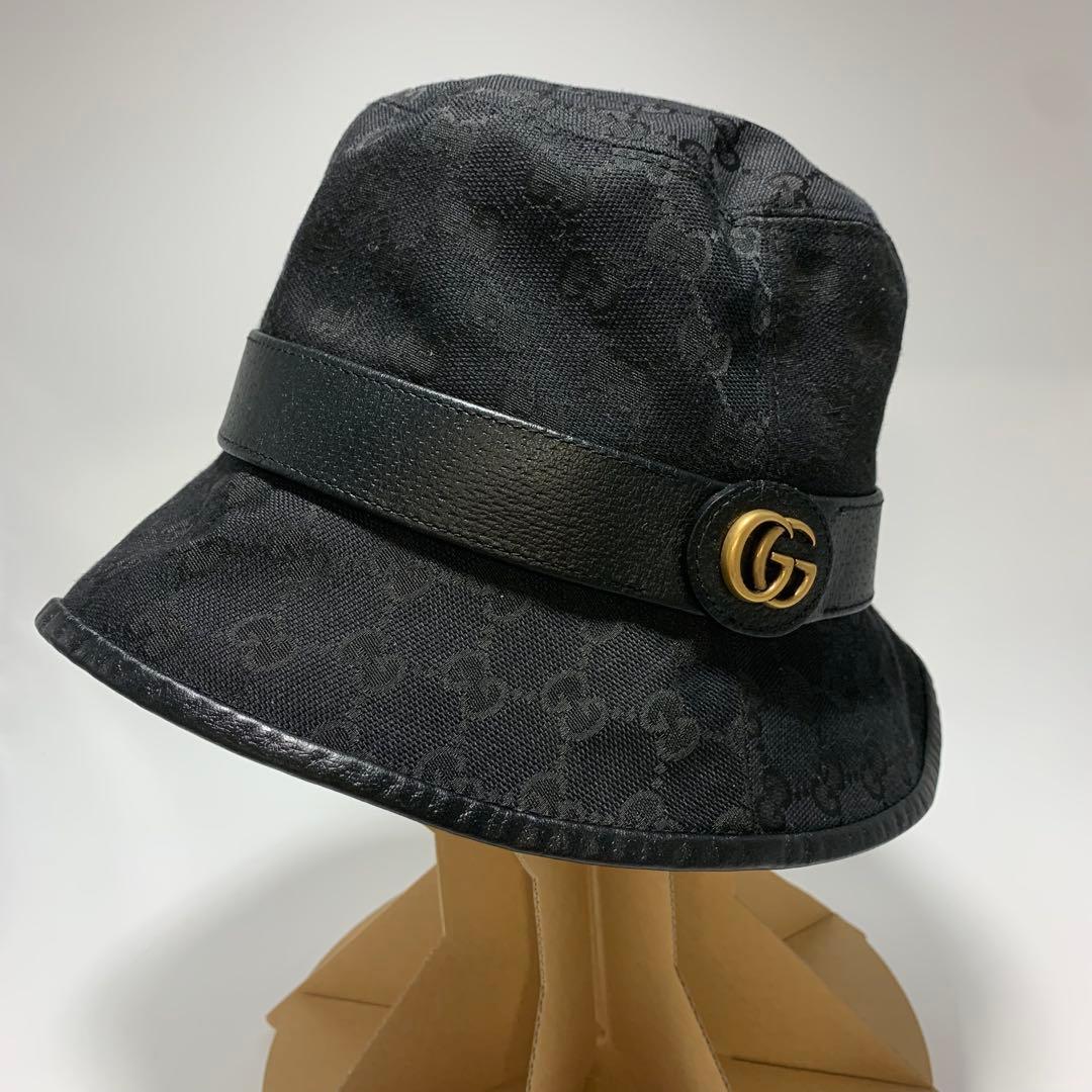 M*y様 GUCCI バケットハットブラック 正規品