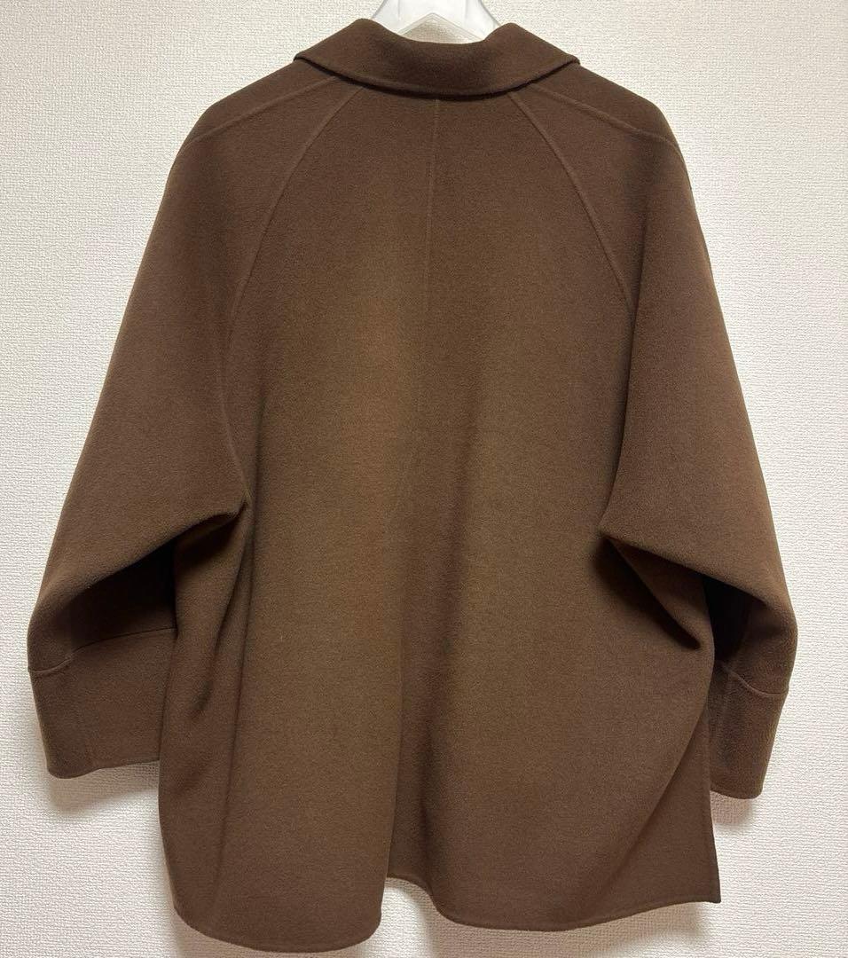 IENA スーパー160ダブルフェイス ショートコート　ブラウン　38