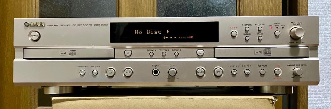 【定価85,800円・完動・美品】CDレコーダー　YAMAHA　CDR-D651