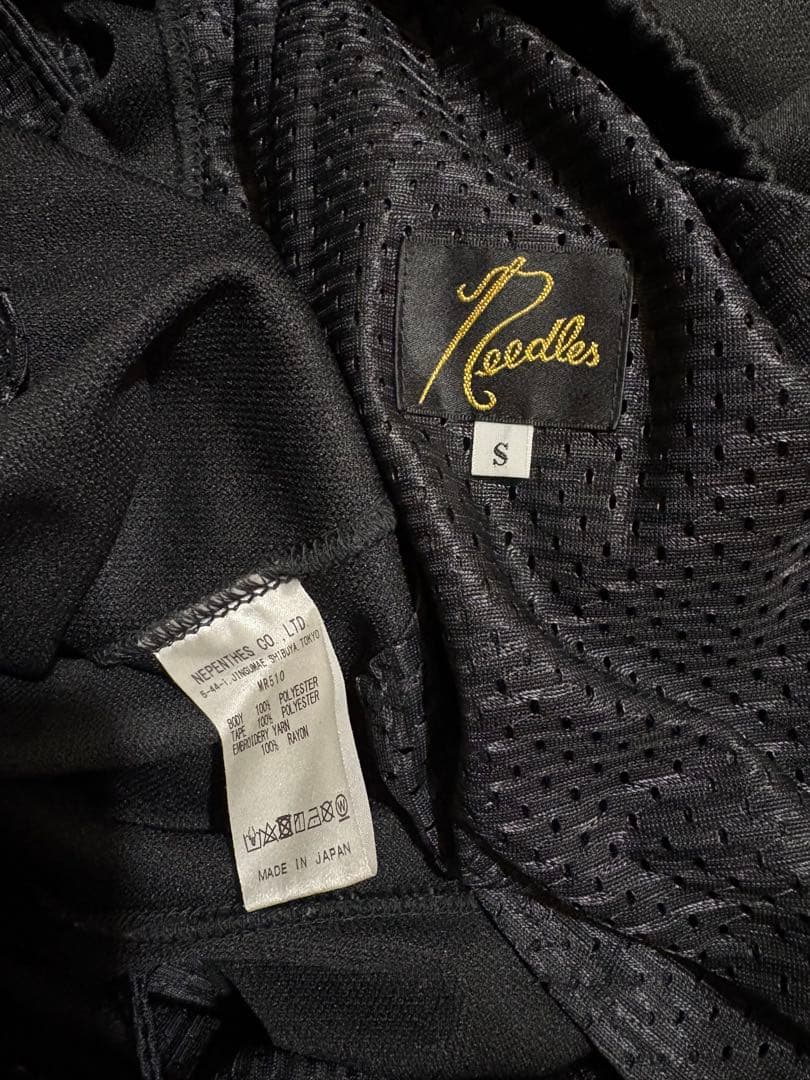 Needles トラックパンツ　ブラック　S