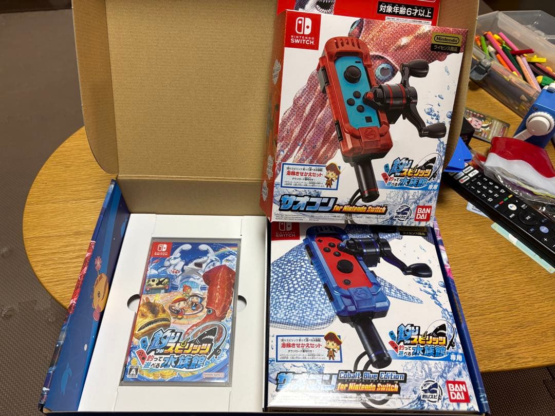 釣りスピリッツ釣って遊べる水族館　釣りスピオリジナルデザインギフトBOX入り