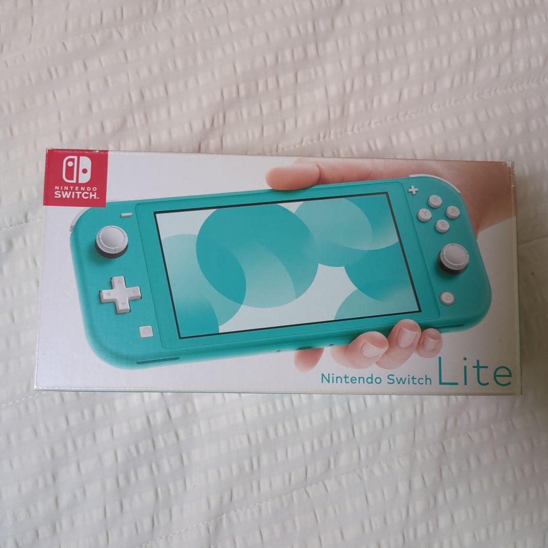 Nintendo Switch Lite ターコイズ　箱入、充電器無し