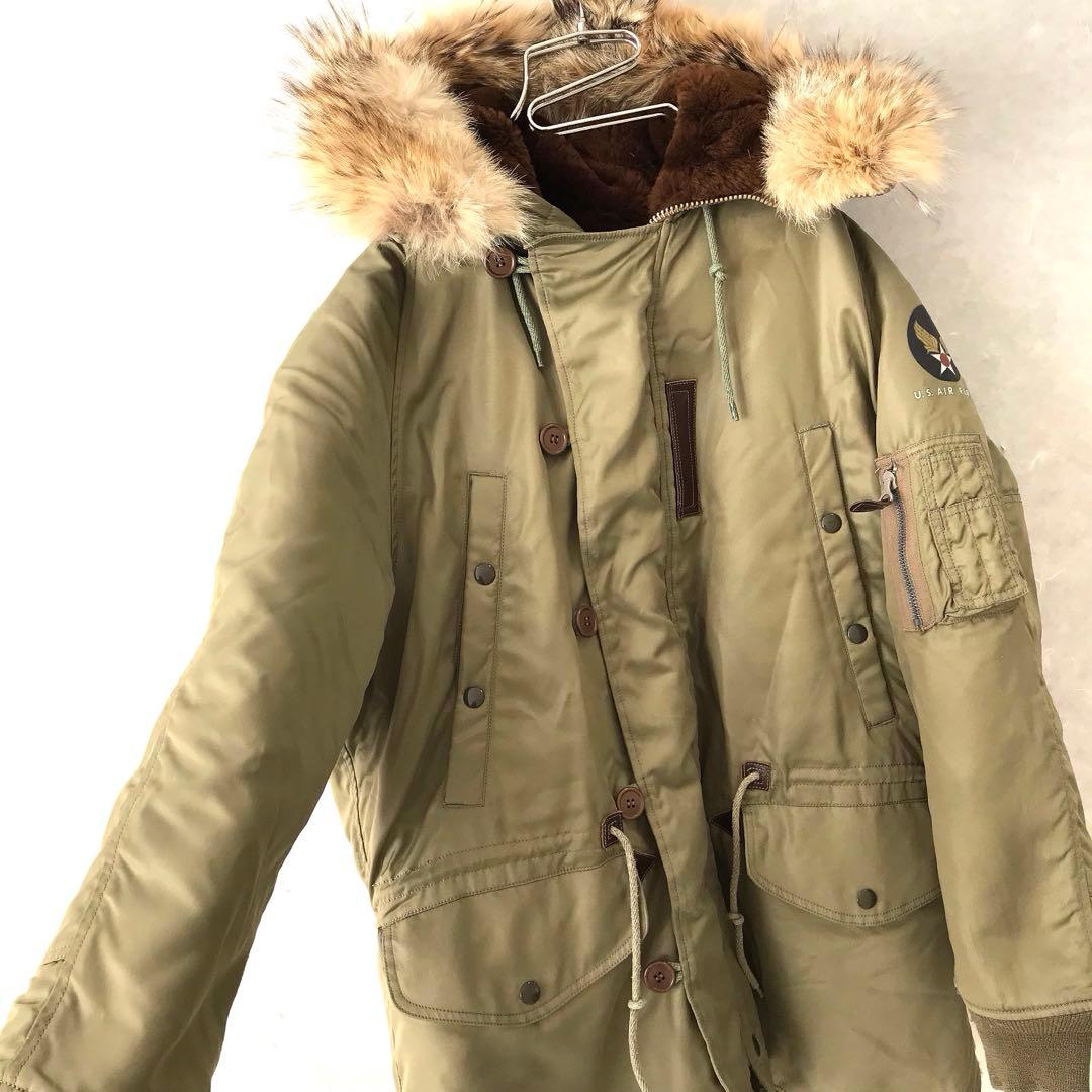 フェローズ CCマスターズ N-3B フライトジャケット レア カーキ L