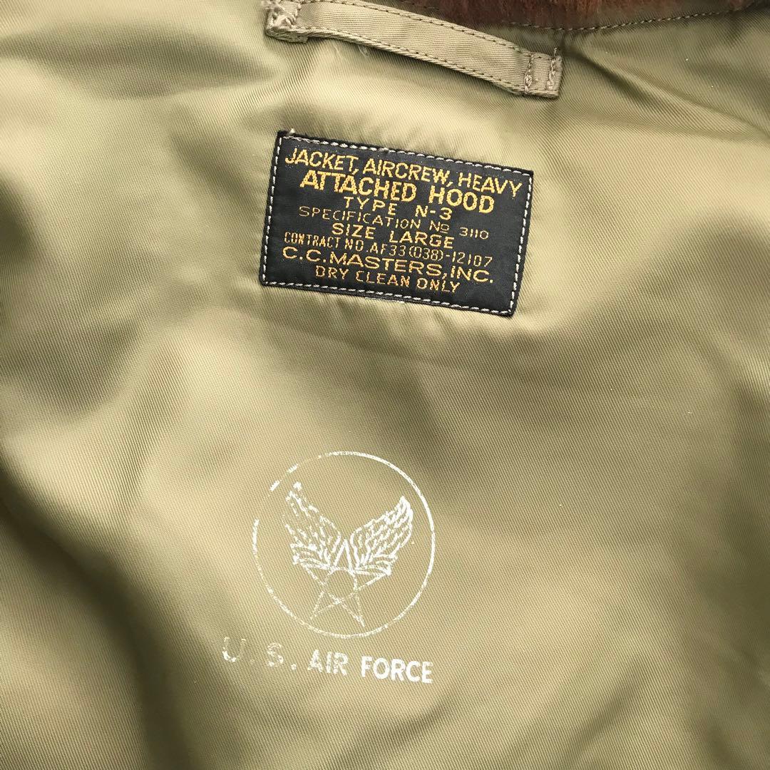 フェローズ CCマスターズ N-3B フライトジャケット レア カーキ L