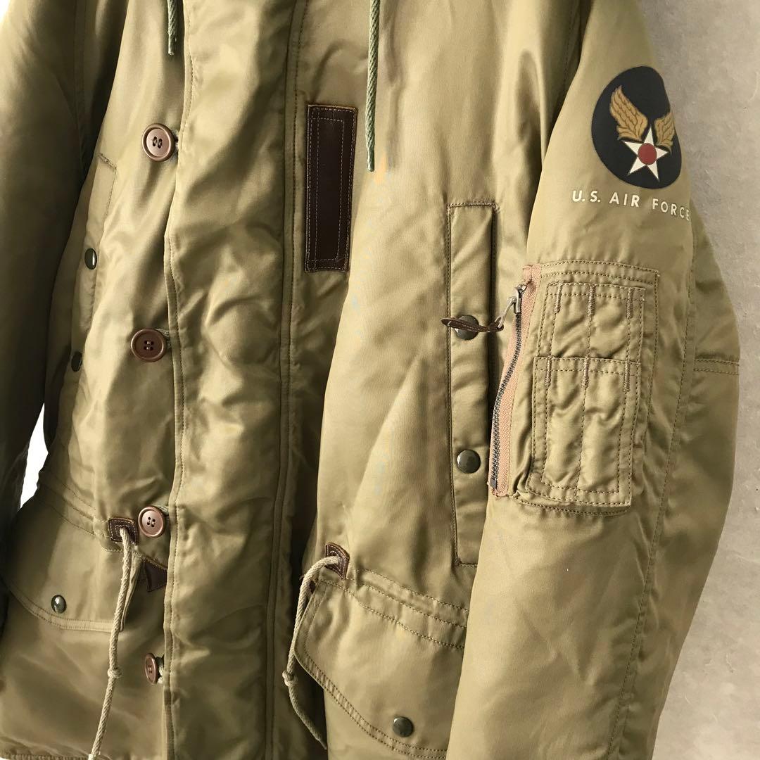 フェローズ CCマスターズ N-3B フライトジャケット レア カーキ L