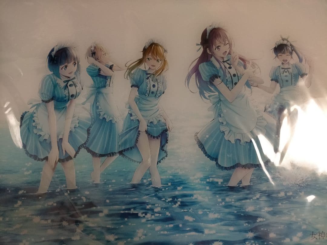 女神のカフェテラスA3アクリルボード