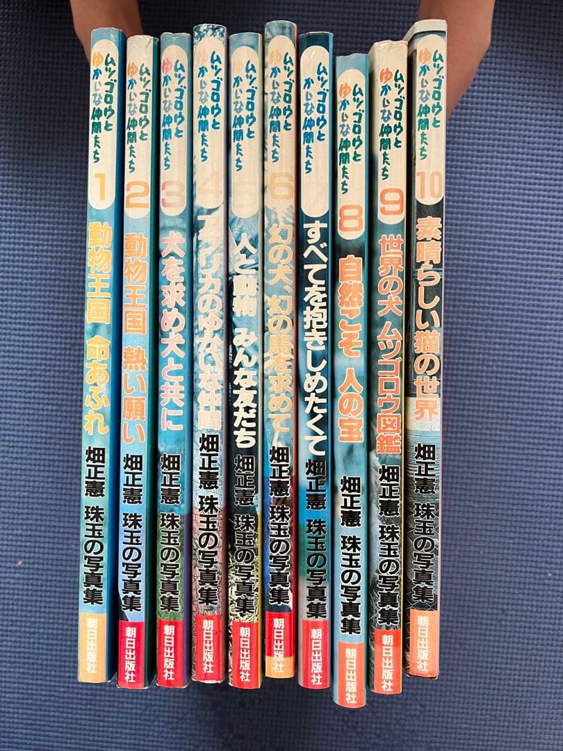 ムツゴロウとゆかいな仲間たち　畑正憲　珠玉の写真集　1〜10巻セット