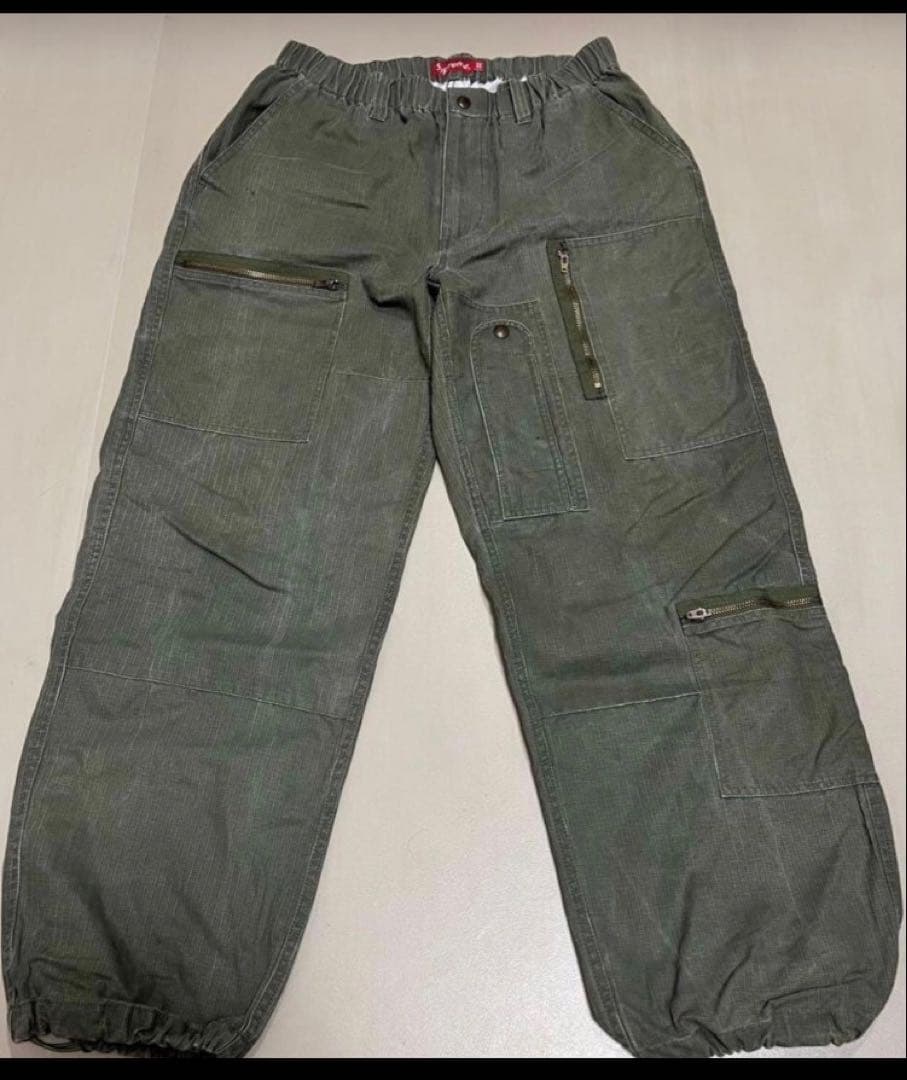 Supreme カーゴパンツ 32 カーキ