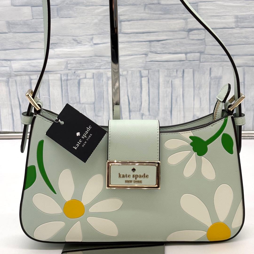 現行　新品タグ付き　ケイトスペード　ワンショルダーバッグ　フラワー柄　肩掛け