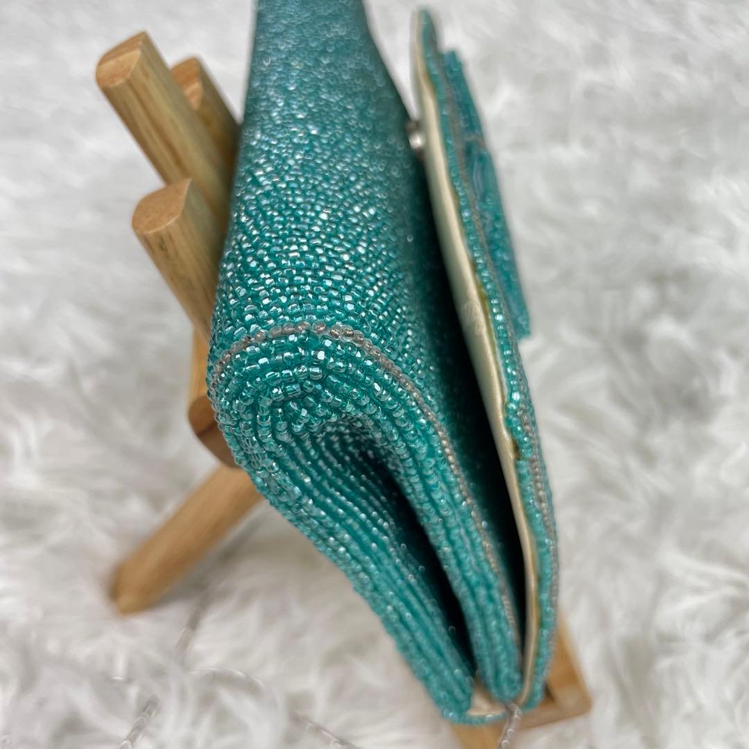 LUMY ルミー✨皇室御用達極美品はしもと パーティバッグ✨ビーズバッグ✨高級