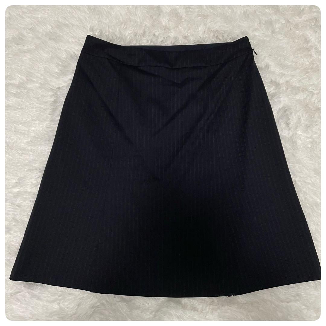 新品タグ付【n♥line 】佐々木希 セットアップ シルク混13〜15ストライプ