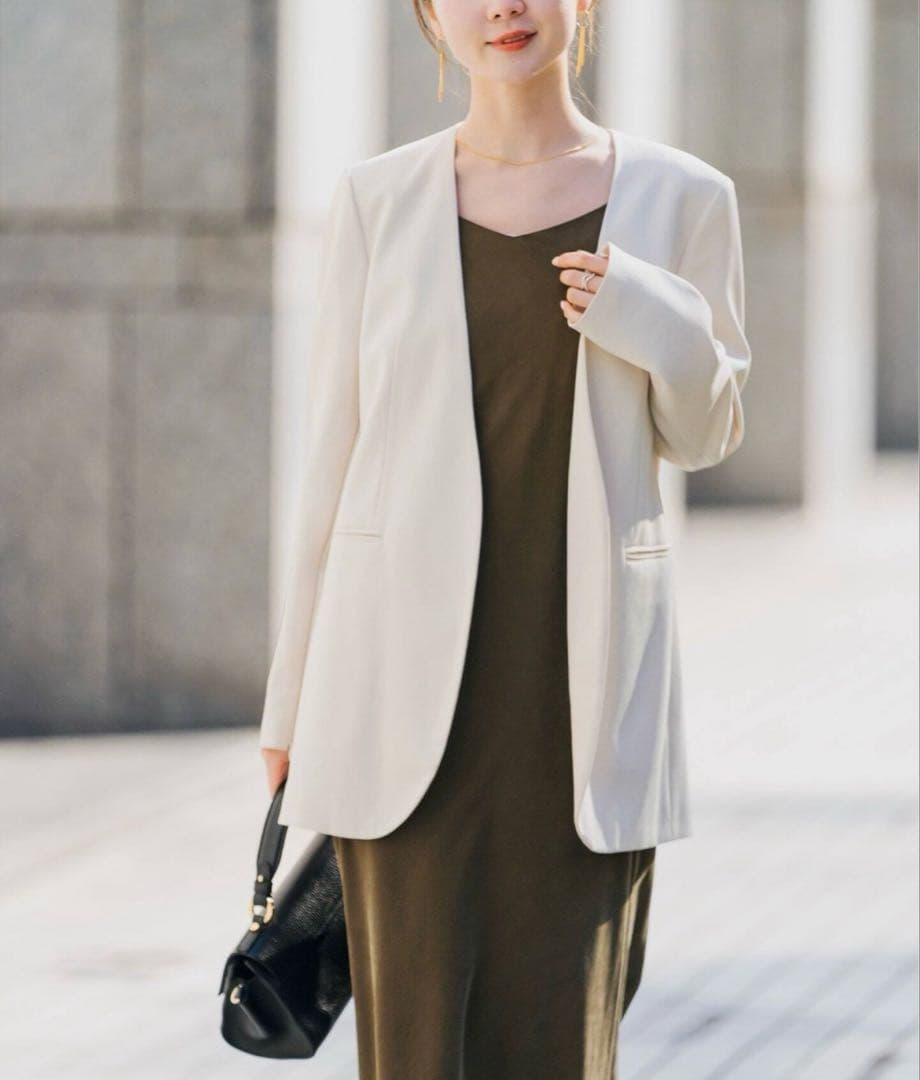 NOBLE スリーブスリットケープジャケット