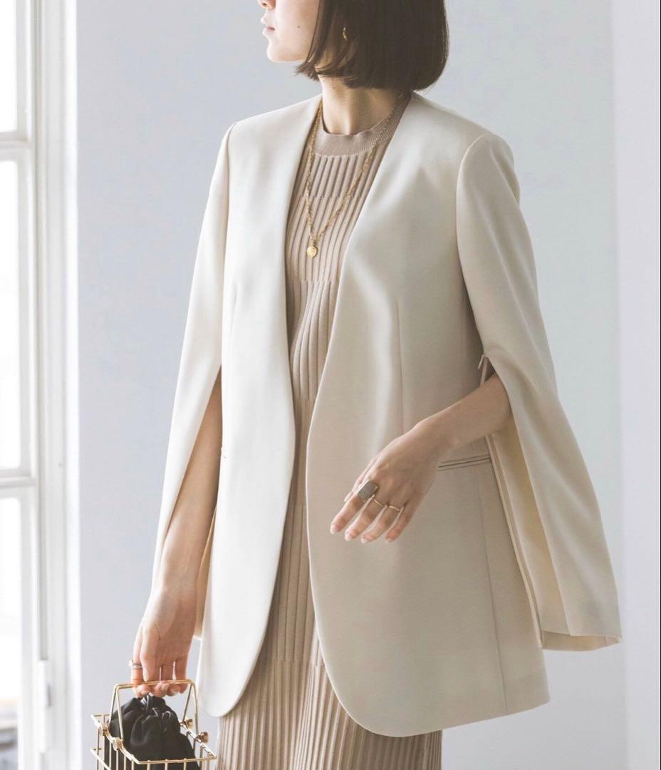 NOBLE スリーブスリットケープジャケット