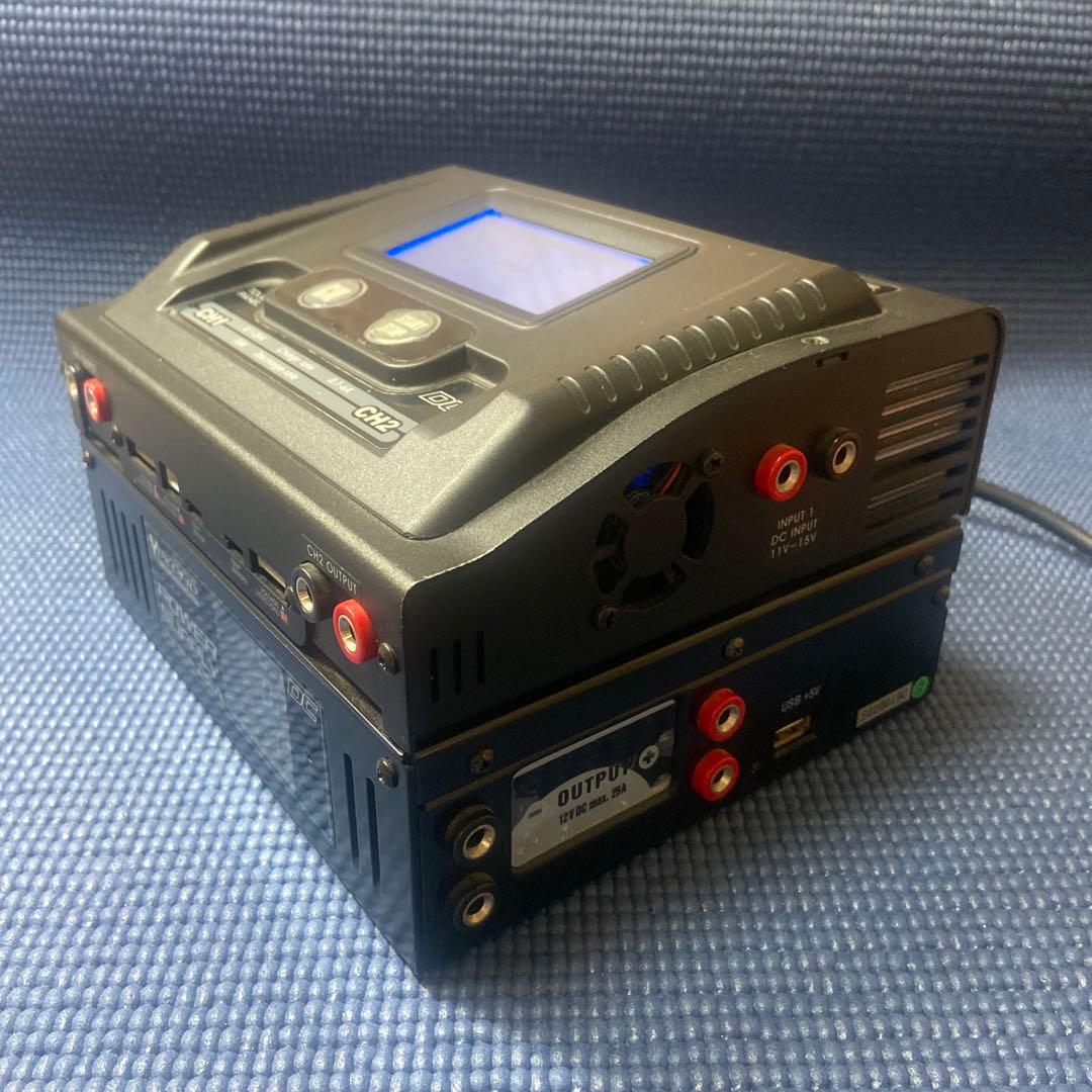 ヨコモYZ-114DUO ヨコモパワーサプライ25A12V安定化電源セット