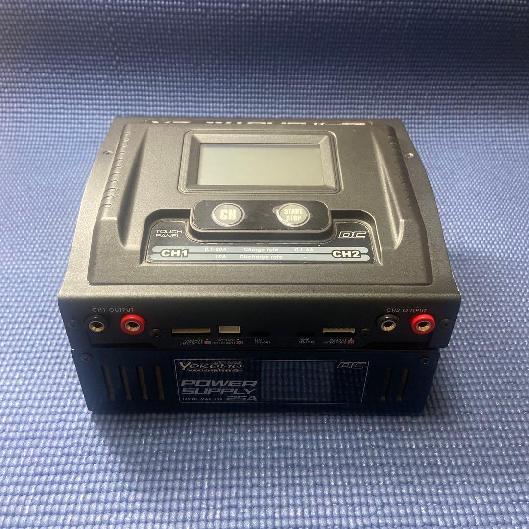 ヨコモYZ-114DUO ヨコモパワーサプライ25A12V安定化電源セット