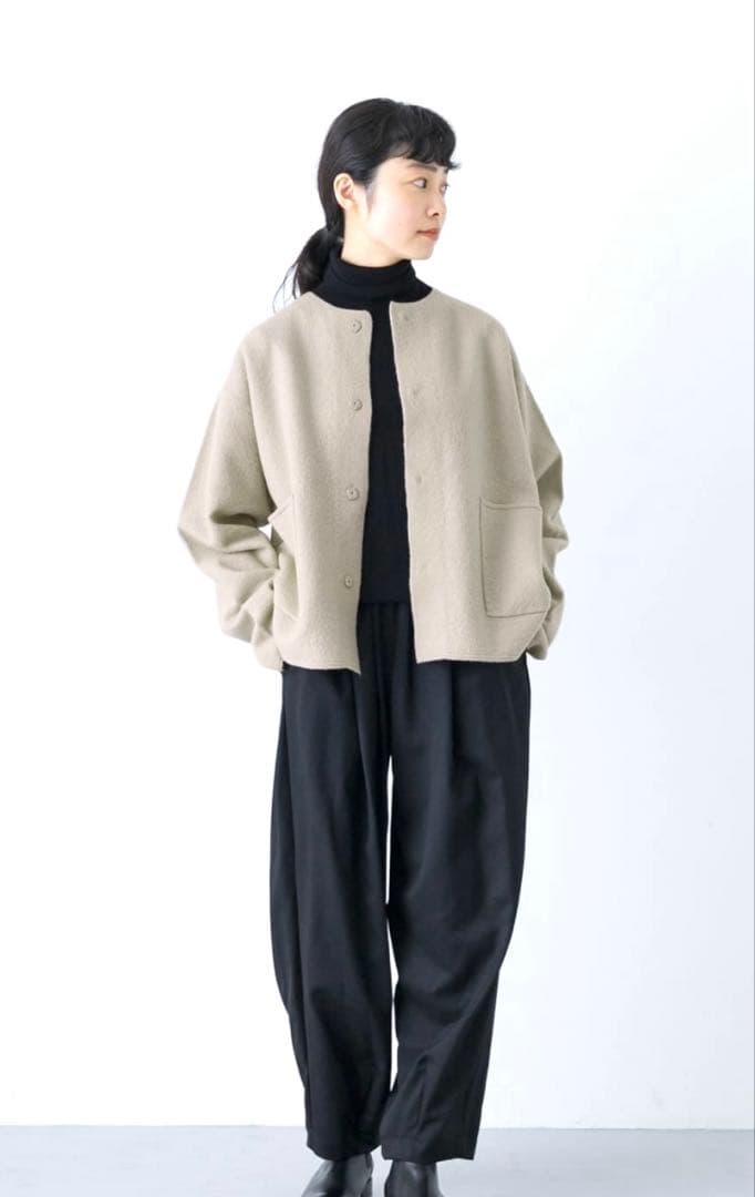 かぐれ　圧縮ウールショートジャケット♡