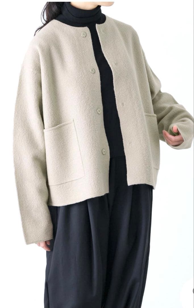 かぐれ　圧縮ウールショートジャケット♡