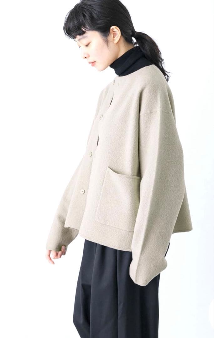 かぐれ　圧縮ウールショートジャケット♡