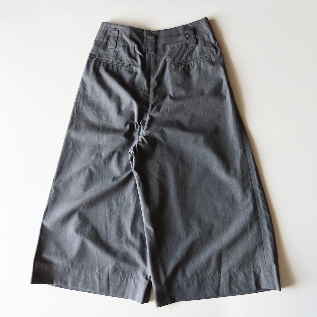 未使用 22SS マーガレットハウエル コットンワイドタックキュロット 3