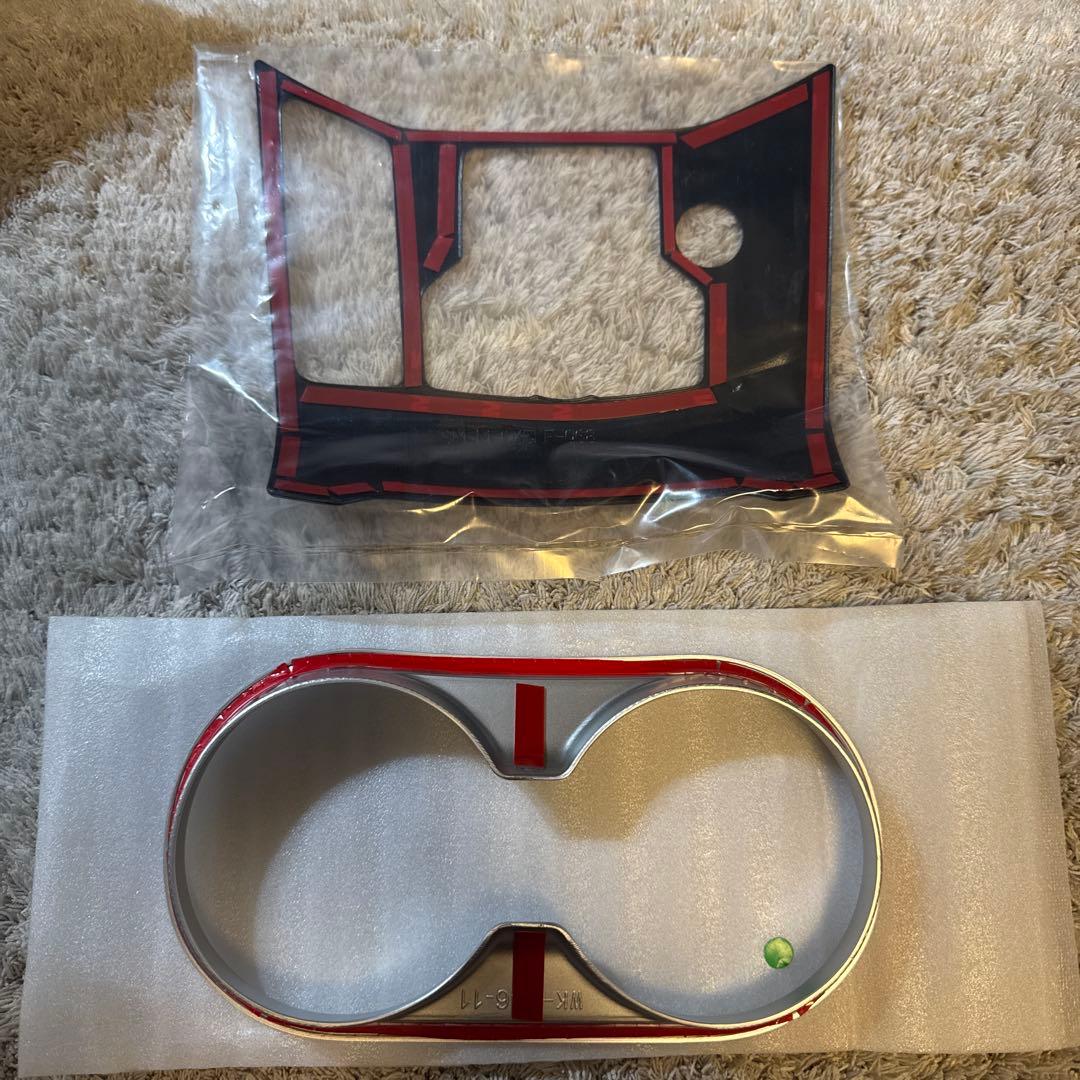 【M.I.K】インテリアパネル&ドリンクホルダーカバー&アルミペダル