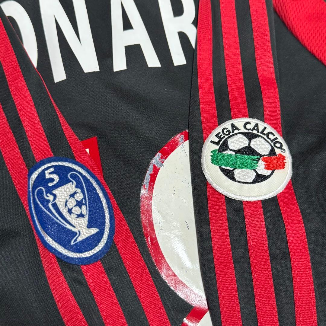 【希少】ACミラン 00/01 #18 レオナルド 長袖 ユニフォーム