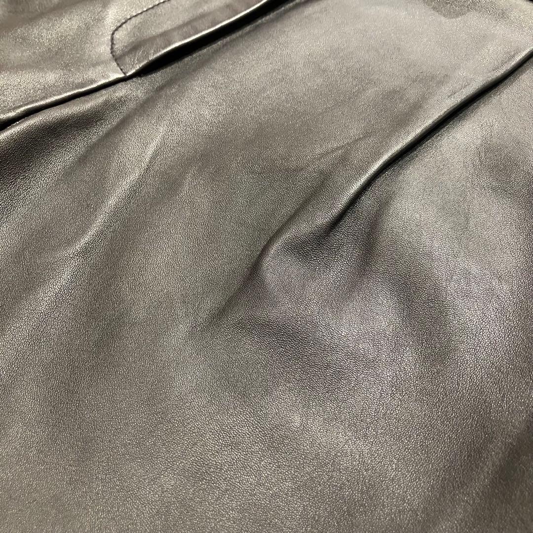 【M3】3.1 Phillip Lim ブラックレザーショートパンツ サイズ2