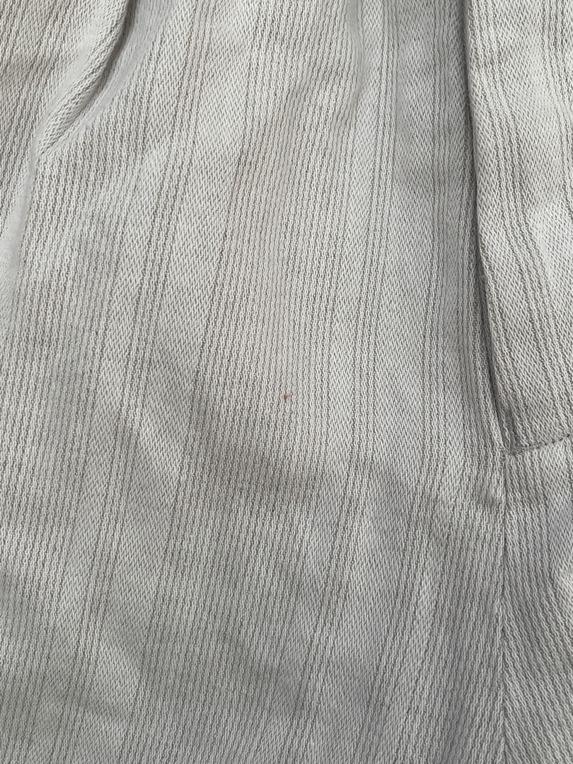 YUTA MATSUOKA コットンリネンクロップドパンツストライプパンツ