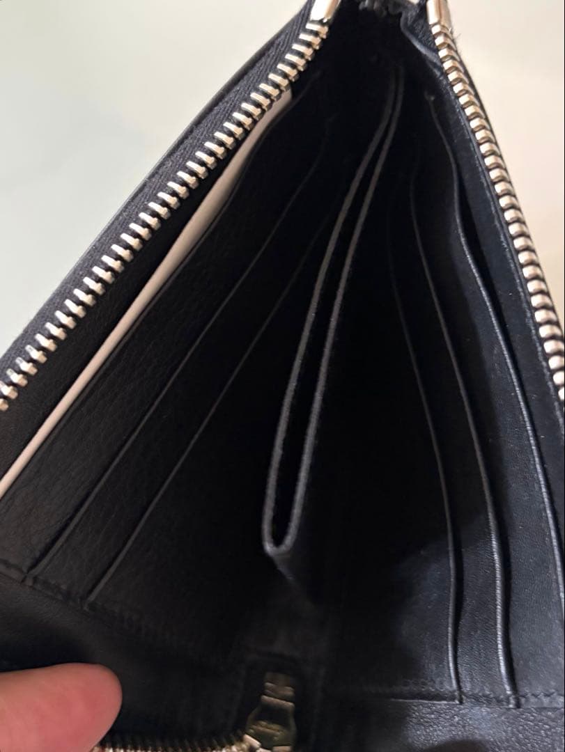 GUCCI 美品 グッチ L字ファスナー コンパクト財布