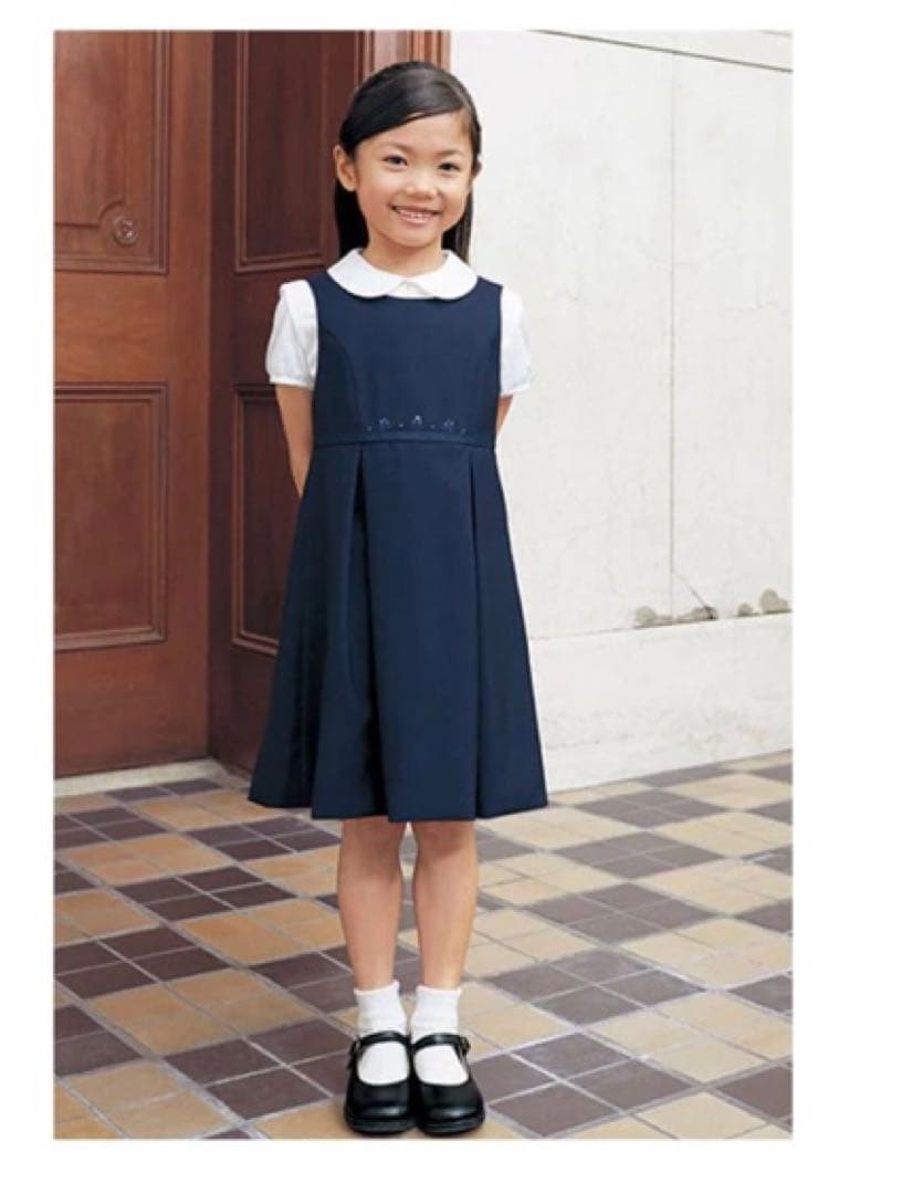 ファミリア familiar ジャンパースカート 美品 120 お受験フォーマル