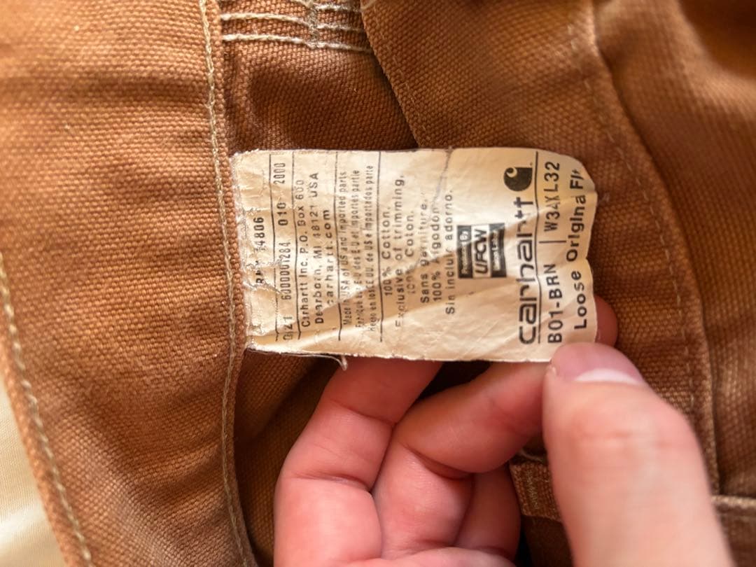 Carhartt ダブルニー　アメリカ製 USA