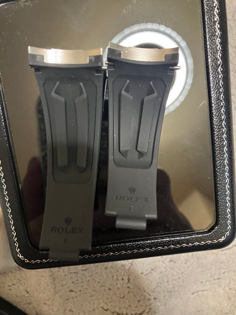 ROLEX ラバーベルト ブラック　21mm用