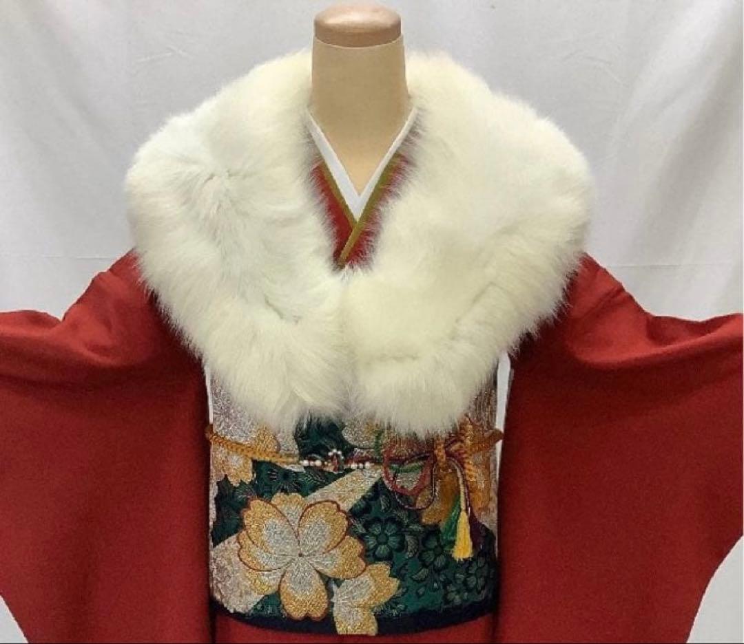 ●高級美品　サガフォックス　ショール　ファー ★8-30