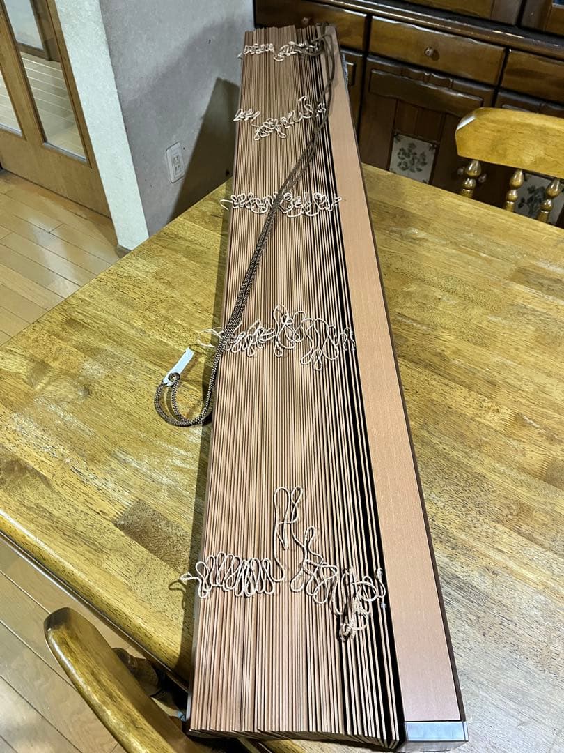 [fate0315]　tosoウッドブラインド　幅167cm