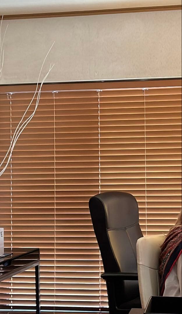 [fate0315]　tosoウッドブラインド　幅167cm