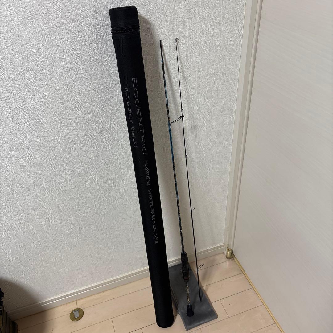 希少ROB LURE ロブルアーエキセントリック　武蔵屋謹製　箔押し加工ロッド