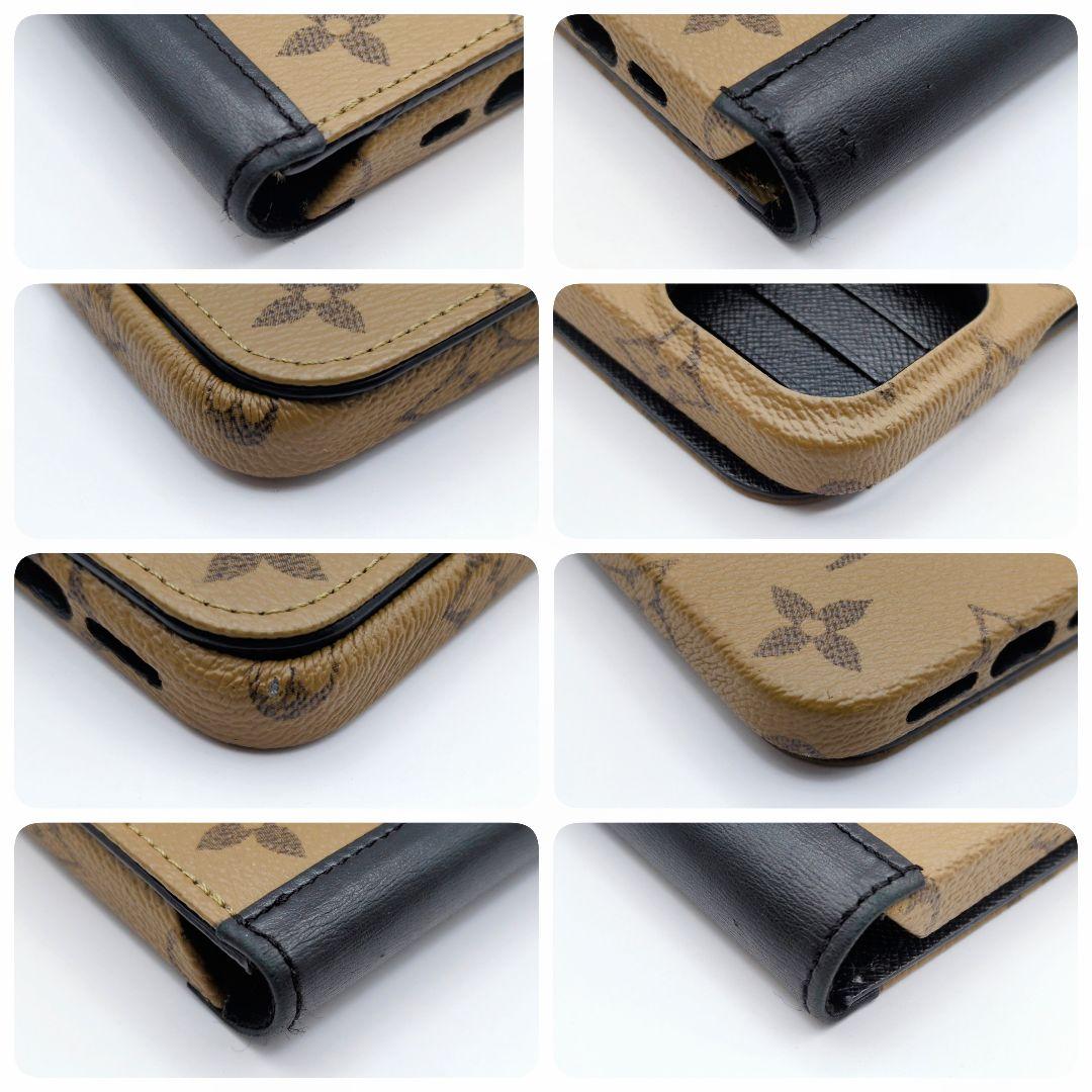 美品✨ルイヴィトン iPhone15 pro ケース フォリオ リバース